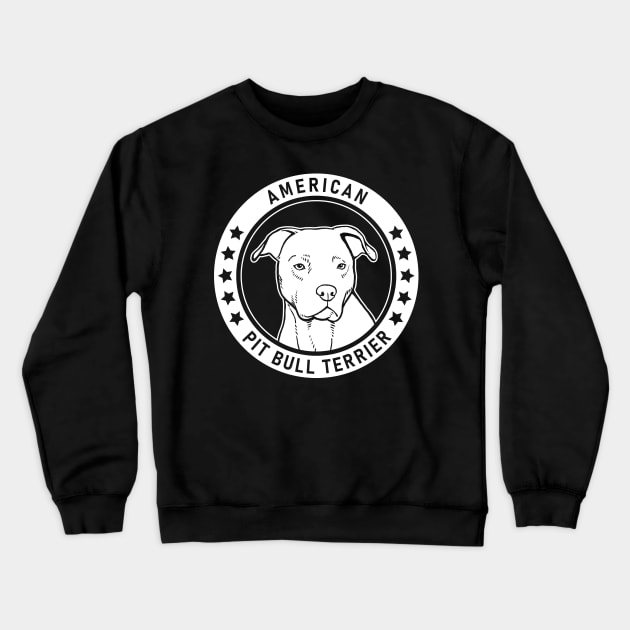 American Pit Bull Terrier Fan Gift Crewneck Sweatshirt by millersye